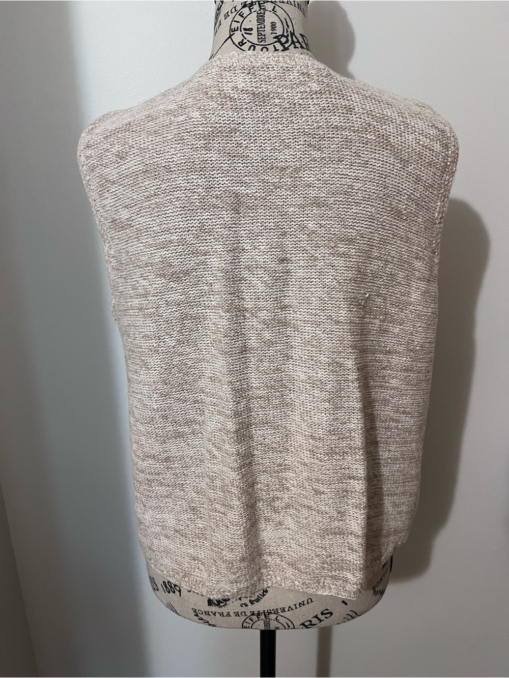 White Stag Vintage Embroidered Floral Knit Vest Medium - Picture 4 of 7